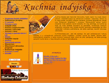 Tablet Screenshot of kuchniaindyjska.indianfoodsite.com